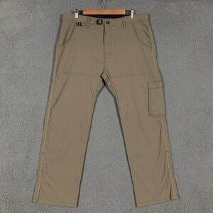 Prana Zion‎ Cargo Pants Mens 38x30 Sandbar Stretch Relaxed Straight Hiking